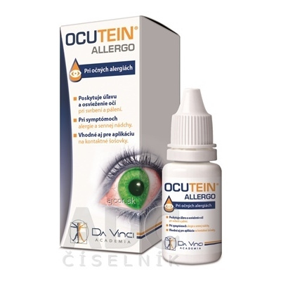 OMISAN Farmaceutici s.r.l. OCUTEIN ALLERGO očné kvapky pri očných alergiách 1x15 ml