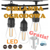Vonkajšia dekoračná reťaz GIRLANDA - Záhrada Garland 15m LED žiarovky teplé svetlo! (Vonkajšia dekoračná reťaz GIRLANDA - Záhrada Garland 15m LED žiarovky teplé svetlo!)