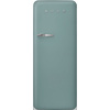 SMEG 51's Retro Style FAB28 chladnička s mraziacim boxom emerald green mat