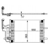 MAHLE Kondenzátor, klimatizace BEHR AC 386 000S