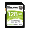 Kingston pamäťová karta Canvas Select Plus, 128GB, SDXC, SDC2/128GB, UHS-I U3 (Class 10), A1