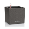 Kvetináč Lechuza Canto Stone 14 All inclusive set graphitschwarz 14x14x14 cm