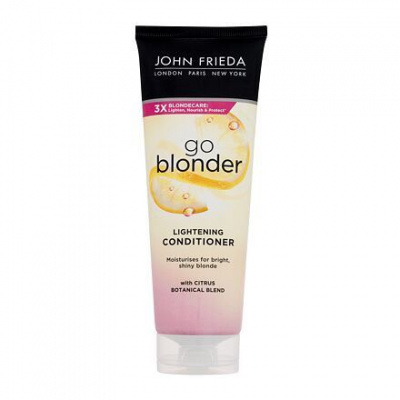 John Frieda Sheer Blonde Go Blonder kondicionér pro zesvětlení blond vlasů 250 ml pro ženy