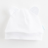 Dojčenská bavlnená čiapočka New Baby Kids biela - 62 (3-6m)