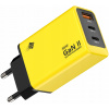 Rýchla nabíjačka GaN II 65W 3A QC 3.0 2x USB C + 1x USB A