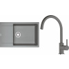 Set Franke G277ŠK (dřez MRG 611-78 BB Šedý kámen + baterie FC 6018.084 LINA Šedý kámen) 114.0700.799