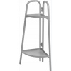 Stojan na kvety - Stand flowerbed roh sivý kov 26x26x70 (Stojan na kvety - Stand flowerbed roh sivý kov 26x26x70)