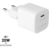 FIXED Mini nabíjačka s USB-C a PD, 20W, biela FIXC20M-C-WH