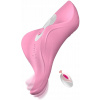 Stimulátor klitorisu do nohavičiek s diaľkovým ovládaním, Ružový Boss