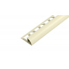 SP15 ukončovacia lišta C ACARA, PVC slonová kosť, 12 mm, 2,5 m