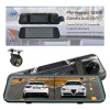 Auto DVR kamera PNI Voyager S2800 UHD 4K 170° zabudovaná v spätnom zrkadle, 9,66 palcov, IPS dotykový displej, monitoring parkovania, G-Sensor, slot na micro SD kartu, USB-C, funkcia GPS, Wi-Fi, ovlád