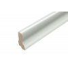 AP35 soklová lišta TYP 08 ACARA, MDF + fólia Biela, 40 mm, 20 mm, 2,7 m