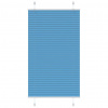 Plisovaná roleta modrá 80x100 cm Šířka látky 79,4 cm Polyester Modrá 4015173