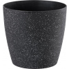 STREND PRO Garden Kvetináč Strend Pro Stone, 35x35 cm, čierny, efekt kameňa