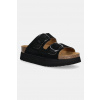 Semišové šľapky Scholl LUCIE čierna farba, na platforme, F315801004 EUR 40