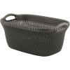 Kôš Curver® KNIT 3677 40L, hnedý, 60x27x39 cm, na bielizeň, prádlo