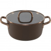 ZWILLING Milano Stock Pot with Glass Lid 24 cm, Brown