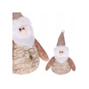 Springos Vianočné Santa Claus 22 cm, béžovo-hnedý