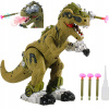 VEĽKÝ DINOSAURUS T-REX SVIETI REVE, CHODÍ, ZÍVA PAROU, STRIEĽA INTERAKTÍVNY