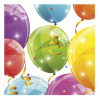 Procos servítky Trblietavé balóny 33x33cm 20ks