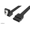 AKASA - Proslim SATA kábel 90 ° - 50 cm, AK-CBSA09-05BK