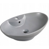 Umývadlo - Keramické oválne umývadlo na dosku KR-139GR (Umývadlo - Keramické oválne umývadlo na dosku KR-139GR)