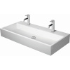 DURAVIT Vero Air umývadlo do nábytku s dvomi otvormi, bez prepadu, spodná strana brúsená, 1000 x 470 mm, biela, 2350100072