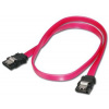 PremiumCord 0.5m kabel SATA 1.5/3.0 GBit/s s kovovou zapadkou kfsa-11-05