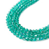 Manumi české cínové perličky 4 mm Blue Zircon AB - 135 ks