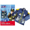 Kostým pre chlapca- Outfit policajného policajta pre deti+ príslušenstvo (Kostým zamaskuje Hulk masku LED rukavice)