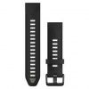 Remienok Garmin silikónový QuickFit 20 – Black/Pebble Gray 010-13391-00