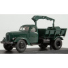 Start Scale Models - ZIL-MMZ-585L, sklápěč s hydraulickým jeřábem LZAP-40, tmavě zelená, 1/43