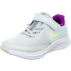 Nike Star Runner Girls Trainers Platinum/Multi C13 (31.5)