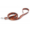 Firedog BioThane Vodítko 25 mm 2 m s rúčkou & D-krúžkom camo oranžové