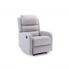 SIGNAL MEBLE Relaxačné kreslo PEGAZ VELVET, svetlo sivá bluvel 03