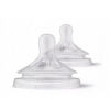 Avent Philips cumlík Natural Response 1 prvý prietok 2 ks transparentni