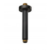 Kludi A-Qa Sprchové rameno stropné, 15 cm, matná čierna 6651539-00