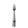 Diamantová fréza STALEKS kvapka 2,3 mm/5, červená