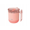 Quokka Wave Smartgrip, Nerezový termo hrnček Pastel Peach, 260ml, 40275