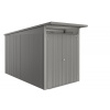 Biohort AvantGarde Eco A4 plechový domček - dvojkrídlové dvere 180x380x218 cm, sivý kremeň metalický, NOVINKA
