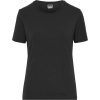 James & Nicholson | JN 1801, Dámske prac. tričko z bio bavlny, čierna, 4XL